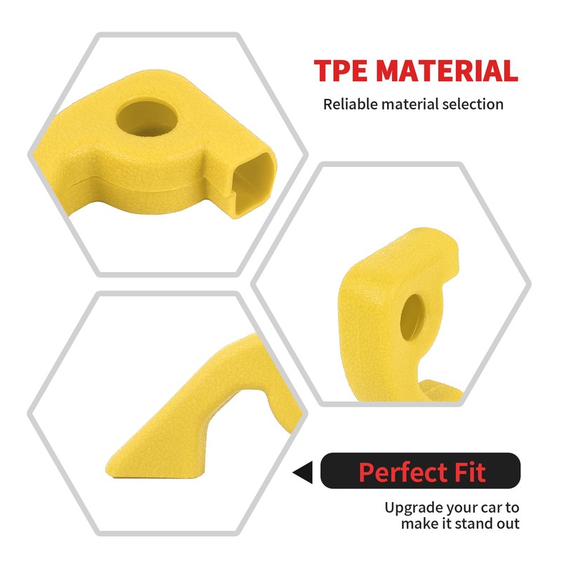 RT-TCZ Tow Hook Covers - Bumper Tow Hook Rubber Protector