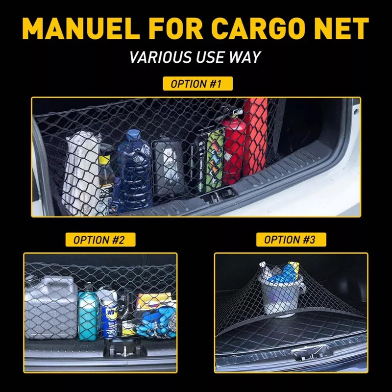 for Jeep Grand Cherokee Envelope Style Truck Bed Cargo Net