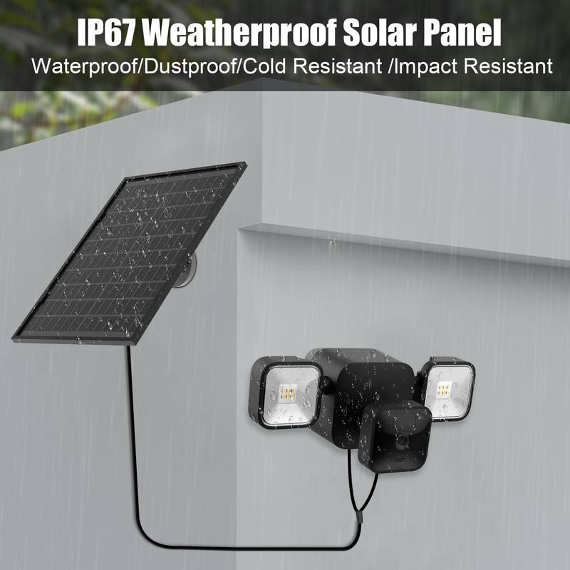 10W Solar Panel for All-New Blink Outdoor 4 /(3rd Gen)