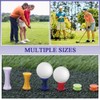 TRKETK 60 Pcs Mixed Sizes Castle Golf Tees Plastic Golf