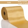 ATRBB 4 Inches Wide Gold Satin Ribbon, 27 Yards Soft,