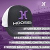 Hoosier Paddock Black Trucker Style Baseball Hat (L/XL) with Breathable