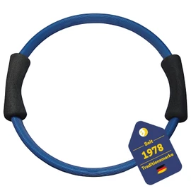 Best Sporting Pilates Power Toning Ring 37 cm in Blue I Resistance Medium I Fitness Ring with Foam Handles I Trains Especially the Chest, Arm, Leg and Abdominal Muscles I Includes Exercise Guide