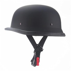 CUTEY Motorcycle Half Helmet, Vintage Half Helmet, Half Shell Open Polo Cap, Unisex, DOT Certified，Fit for Men and Women