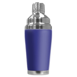 Mugzie brand 20 Ounce Cocktail Shaker with Insulated Wetsuit Cover - Purple