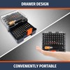 PRIDE&CRAFT 102PC Screwdriver Bits Set With 1/4'' Quick Release Bit