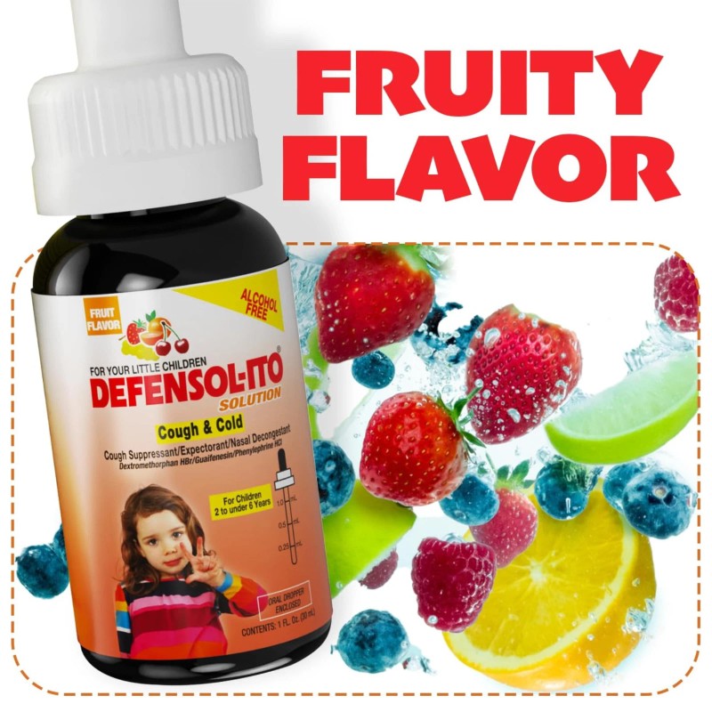 Menper Defensolito Children's Cough Drops, Alcohol-Free, with Dropper - 1