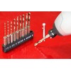 E-Value ESSD-10HEX Hex Shaft Drill Set for Stainless Steel, Short,