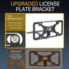 No Drill License Plate Holder Compatible with Fiat 500 Turbo