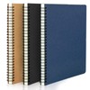 EUSOAR Graph Paper Notebook, A5 3Packs 5.5"x8.3" 120 Pages Hardcover