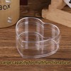 AIMALL 20pcs Heart-Shaped Transparent Plastic Packaging Boxes - Candy, Jewelry,