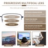 2 Pack Progressive Multifocus Reading Glasses for Men Blue Light