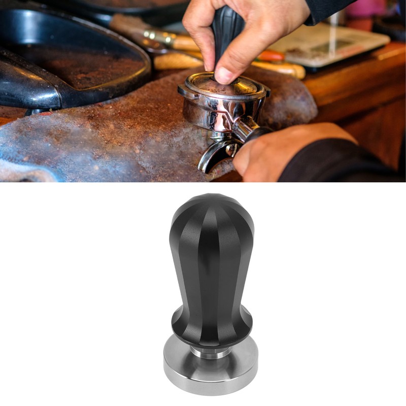 Coffee Tamper Flat Tamper 304 Stainless Steel Base Powder Hammer
