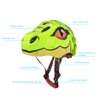 Kids Cartoon Dinosaur Safety Cycling Helmet with Rear LED Light
