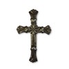 Large Haiti Flower Heart Metal Wall Cross 8" x 12"
