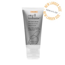 Brocato Swell Volume Hair Cream, 6 Oz: Volumizing & Thickening Cream for Men & Women | Heat Activated Fat Hair Volumizer Cream Plumps, Shapes & Adds Thickness to Thin Hair | Formulated with Clay