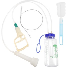 Yardwe 1 Set Cattle and Sheep Milking Machine Vacuum Hand Pump Manual Goat Milker Portable Milker Handheld Cattle Prod Manual Breastfeeding Pump Cattle Supply