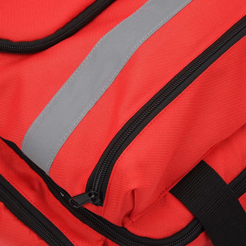 Red Firefighter Bag Large Capacity First Responder Bag Durable Emergency