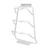 Pot Lid Organizer 30kg Load 3 Lid Capacity S Shaped