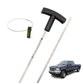 F81Z-6750-DA Engine Oil Dipstick Compatible with 1999 2000 2001 2002 2003 Ford F250 F350 F450 F550 Excursion 7.3L Diesel Stainless Steel Oil Level Indicator