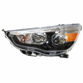 BJTDLLX Headlight Set Assembly Fit for Mitsubishi Outlander Sport 2011 2012 2013 2014 2015 2016 2017 2018 2019, Direct Replacement Headlamp, Driver Side (Left)