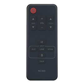 NC300 NC300UH Replaced Remote fit for Sanyo Sound Bar Home Audio FWSB405F FWSB405FP FWSB405FS