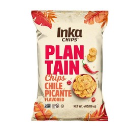 Inka Crops Inka Chips- Chile Picante Plantain chips,4 Ounce (Pack of 12)