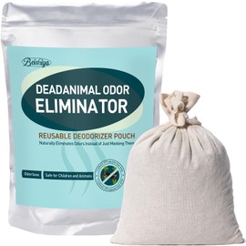Reusable Deodorant Pouch for Dead Rodent in Wall Smell -Safe Indoor & Outdoor Use, Fresh & Effective,Cover 375 Sq Ft, 1 Bag