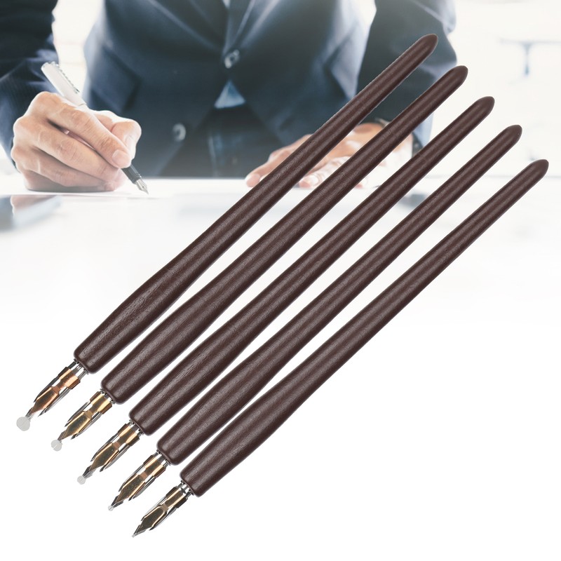 Wooden Handle Dip Pen Home Office Art Painting Calligraphy Fountain