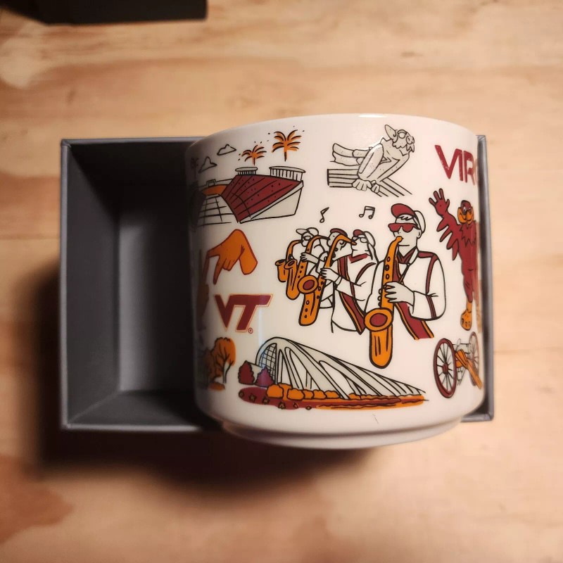 Starbucks VIRGINIA TECH Starbucks Been There Series Campus Collection Ceramic