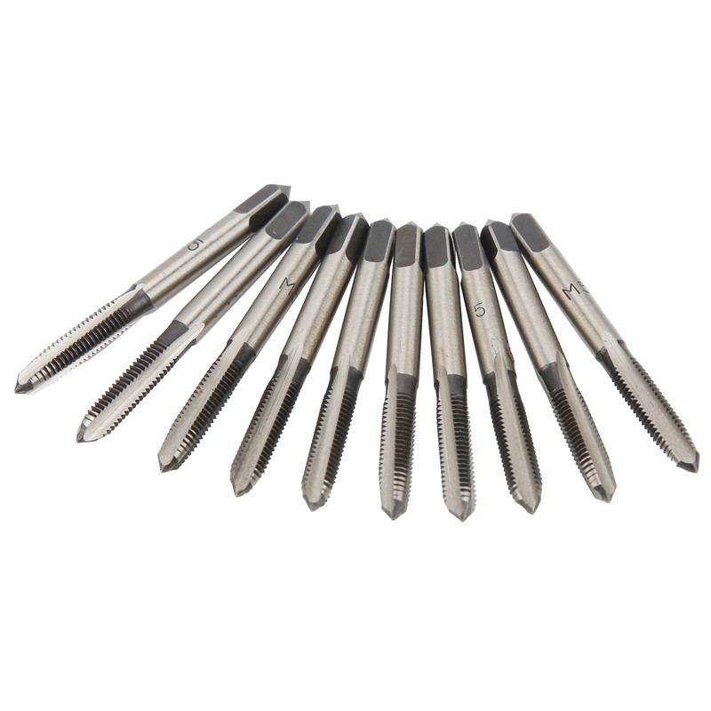 Screw Thread Tap Drill Manual Straight Flute Carbon Steel Industrial