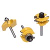3Pcs Rail Stile Router Bits Roman Ogee Bit Woodworking Groove