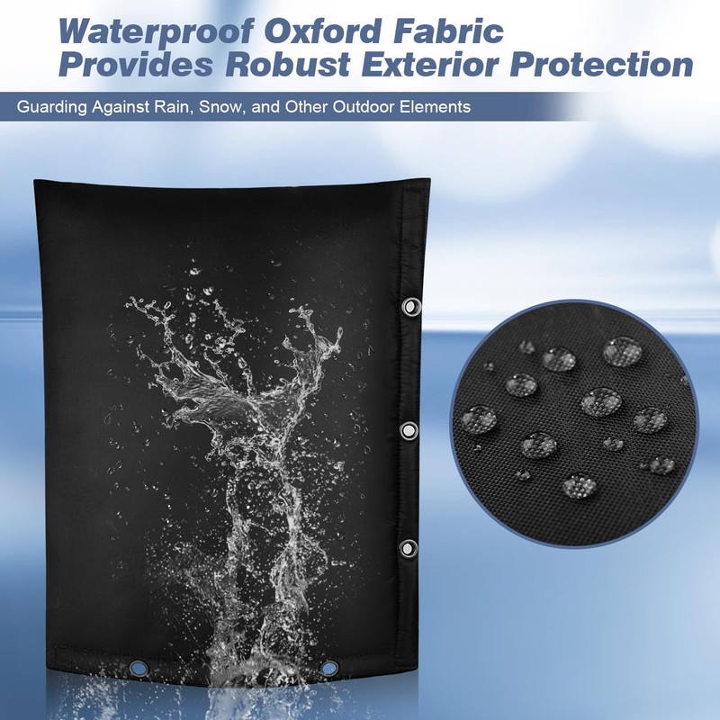 Outdoor Backflow Preventer Cover- 16''W x 20''H, Winter Freeze &