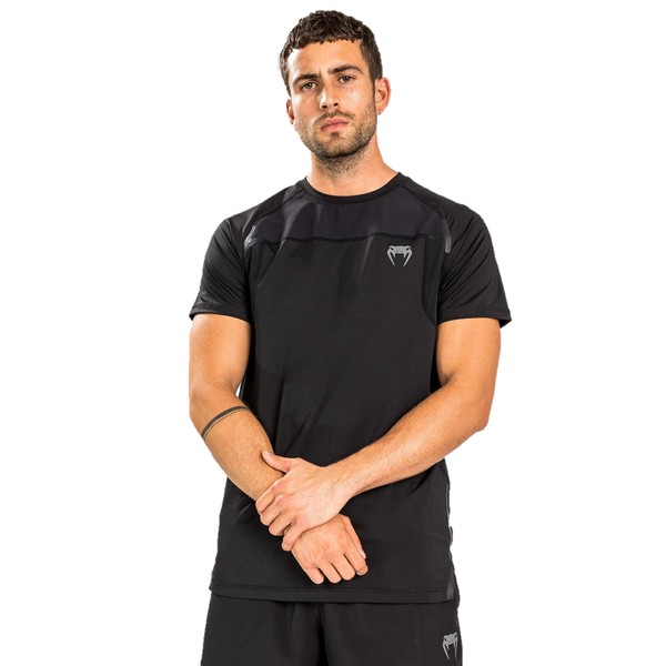 Venum Men's Standard G-Fit Air Dry Tech T-Shirt-Black