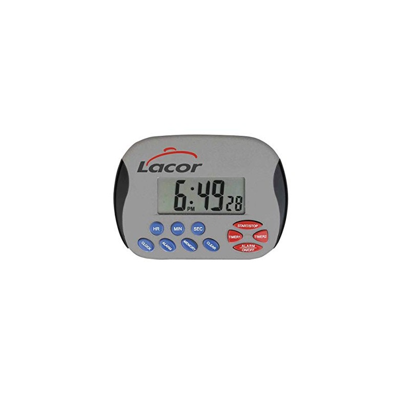 Lacor 60805 Digital Kitchen Timer with Alarm