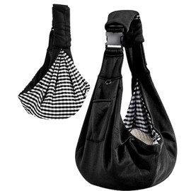 Dog Carrying Sling - Dog Adjustable Facing Hands- Pouch,Safe Sling Bag Carrier with Adjust. Strap & Zip Pocket, Anti-Falling Design for Dogs Cats, Relieves Your Pet's Stress