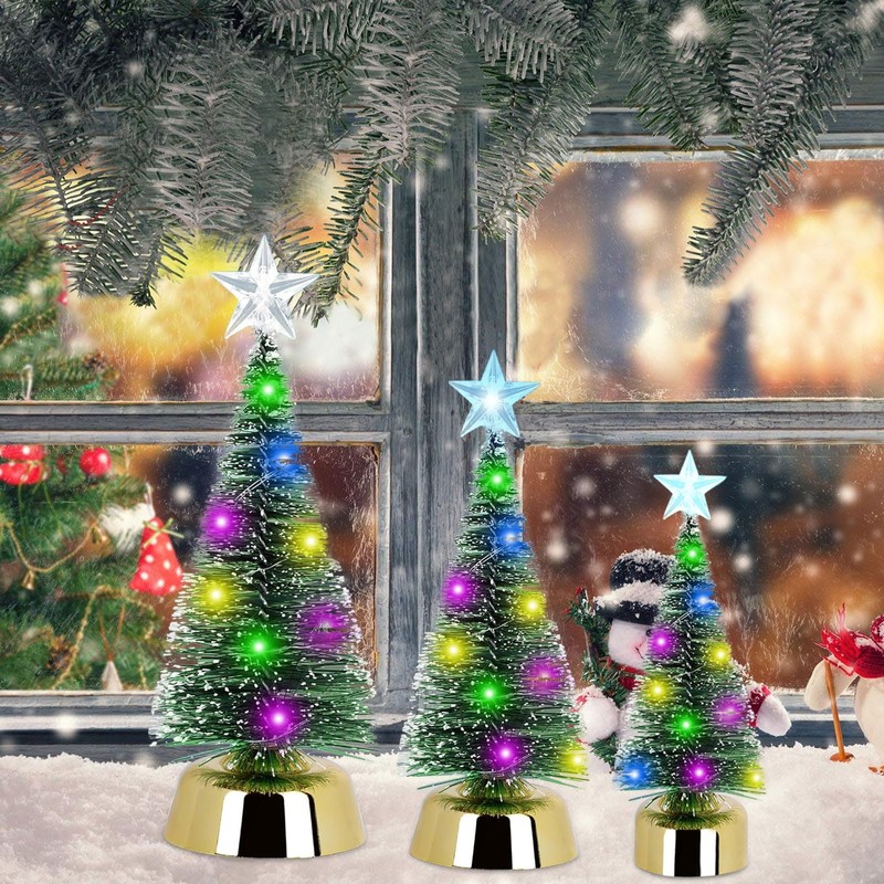 LED Mini Christmas Tree, Miniature Artificial Christmas Tree, Christmas Tree