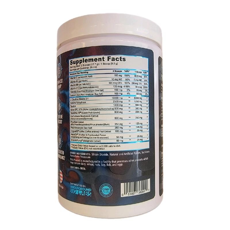 Panda Supplements Pump Stim Free Pre-Workout - Flavor: Rainbow Dragonfruit