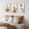 SIKERIC Framed Boho Wall Art Set of 3, (24x36 Inch)
