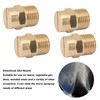 10PCS Directional Slot Nozzle Brass Cooling Misting Rustproof Heat Resistant