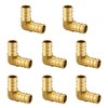 EFIELD 18 PCS Pex Barb Crimp Brass Fitting Combo: 1/2"