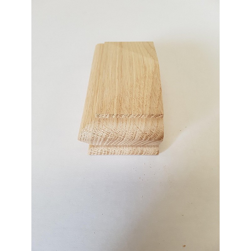 Solid Oak Pyramid Style Stair Newel Caps Rebate to fit