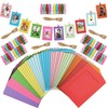Cardboard Paper Picture Frame DIY Hanging Kit (50 Pack) 4x6