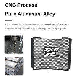 ZX6R ZX-6R Motorcycle Radiator Cover Radiator Grill Cover Compatible with ZX6R NINJA ZX6R ZX-6R ZX636 / KTR 2009-2025