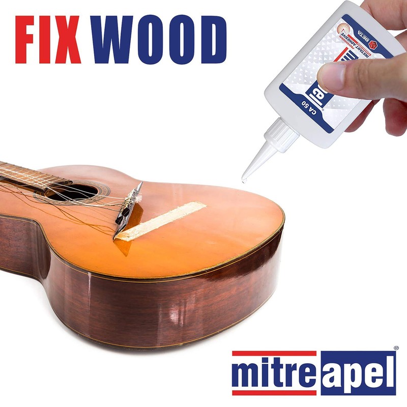 MITREAPEL Super CA Glue (1.7 oz.) with Spray Adhesive Activator