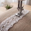 15 Rolls Vintage White Lace Ribbon, 45 Yards Assorted Multi