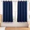 OSLIFE 2 Paneles Cortinas Blackout, Aislamiento Térmico para Sala/Recámara Ventana,Suave