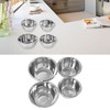 4PCS Stainless Steel Mixing Bowl Set Thickened Soup Bowl Non