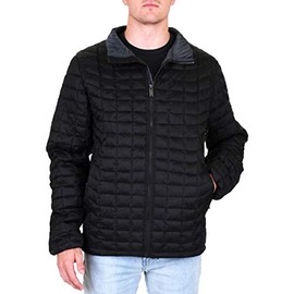 Ben Sherman Men's Quilted Lightweight Packable Puffer Coat Black Size L