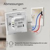 Beok WiFi Room Thermostat, Underfloor Heating, Water Heating Thermostat, Smart
